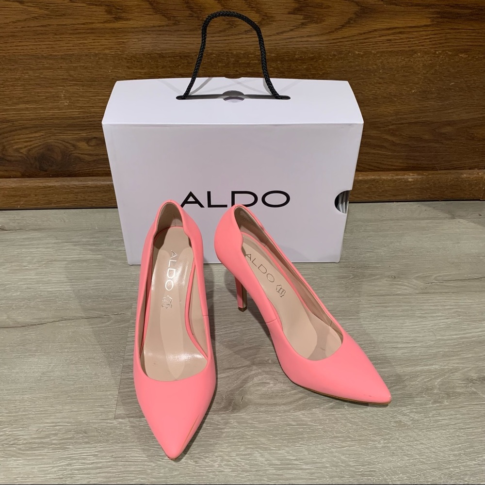 Aldo Bubblegum Pink Pumps